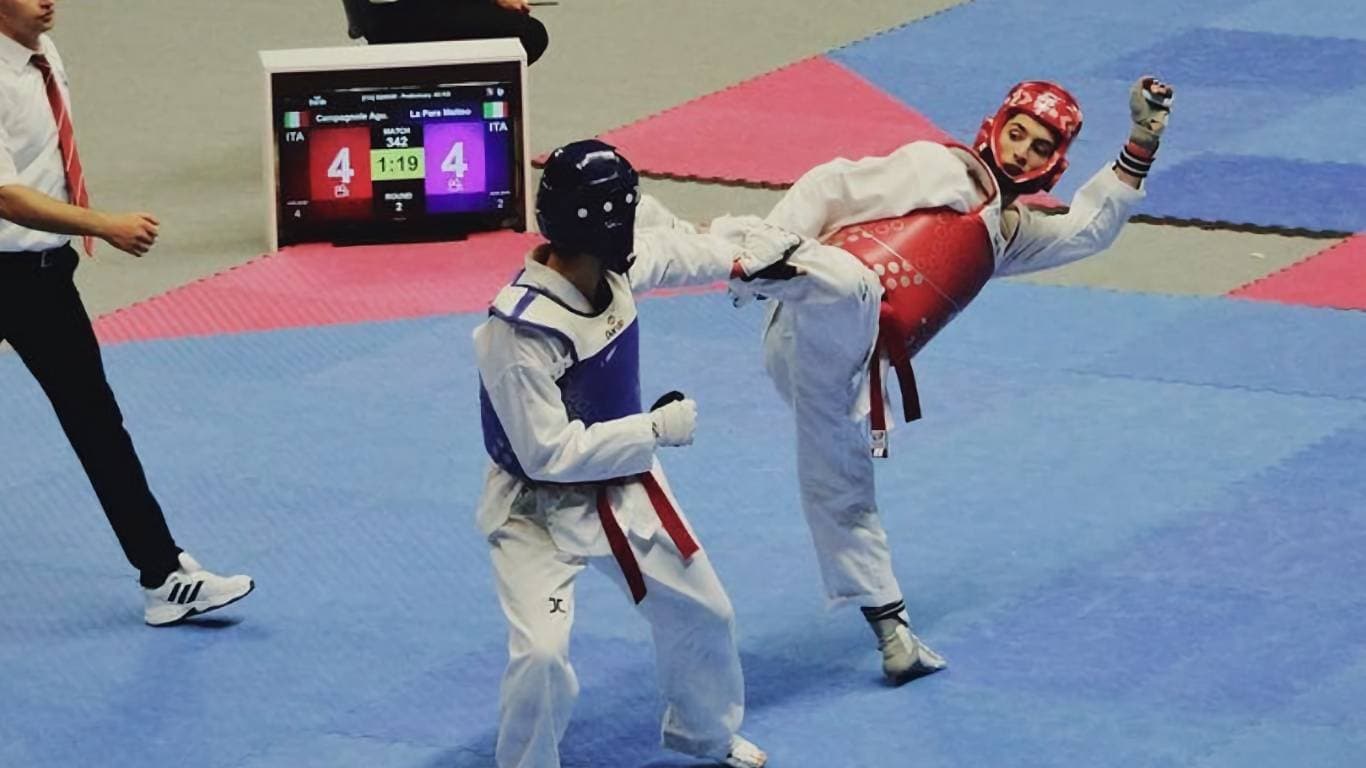 Competition arena portrait